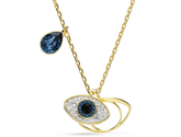 Swar*vski - Symbolica pendant evil eye, Blue, Gold-tone plated - 5692178